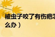 被虫子咬了有伤疤怎么办（被毒虫咬了肿胀怎么办）