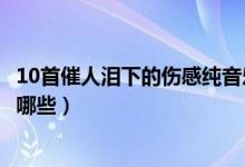 10首催人泪下的伤感纯音乐（10首催人泪下的伤感纯音乐有哪些）