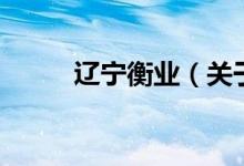 辽宁衡业（关于辽宁衡业的介绍）