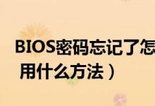BIOS密码忘记了怎么办（BIOS密码破解方法 用什么方法）