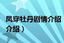 凤穿牡丹剧情介绍（关于凤穿牡丹剧情介绍的介绍）