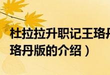 杜拉拉升职记王珞丹版（关于杜拉拉升职记王珞丹版的介绍）