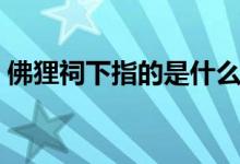 佛狸祠下指的是什么（佛狸祠下是什么意思）