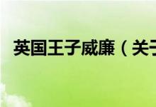 英国王子威廉（关于英国王子威廉的介绍）