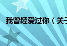 我曾经爱过你（关于我曾经爱过你的介绍）