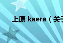 上原 kaera（关于上原 kaera的介绍）