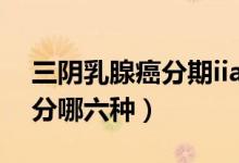 三阴乳腺癌分期iia期算什么期（三阴乳腺癌分哪六种）