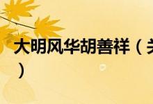 大明风华胡善祥（关于大明风华胡善祥的介绍）