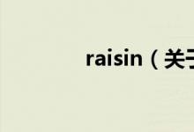 raisin（关于raisin的介绍）