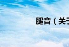 腿音（关于腿音的介绍）