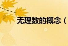 无理数的概念（无理数的概念简述）