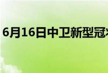 6月16日中卫新型冠状病毒肺炎疫情最新消息