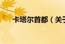 卡塔尔首都（关于卡塔尔首都的介绍）