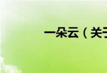 一朵云（关于一朵云的介绍）