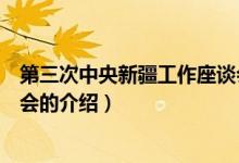第三次中央新疆工作座谈会（关于第三次中央新疆工作座谈会的介绍）
