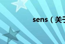 sens（关于sens的介绍）