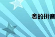 奢的拼音（奢的组词）