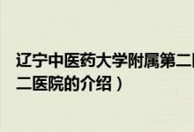 辽宁中医药大学附属第二医院（关于辽宁中医药大学附属第二医院的介绍）