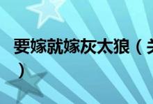 要嫁就嫁灰太狼（关于要嫁就嫁灰太狼的介绍）