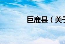 巨鹿县（关于巨鹿县的介绍）