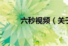 六秒视频（关于六秒视频的介绍）
