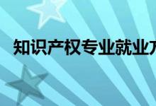 知识产权专业就业方向有哪些（前景如何）