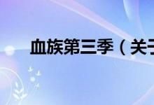 血族第三季（关于血族第三季的介绍）