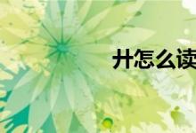 廾怎么读（廾怎么念）