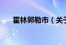 霍林郭勒市（关于霍林郭勒市的介绍）