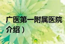 广医第一附属医院（关于广医第一附属医院的介绍）