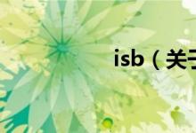 isb（关于isb的介绍）