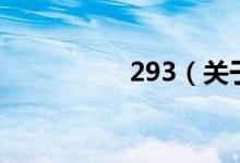 293（关于293的介绍）