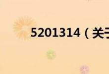 5201314（关于5201314的介绍）