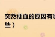 突然便血的原因有哪些（突然便血的原因有哪些）