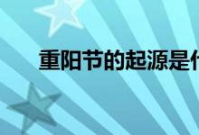 重阳节的起源是什么（重阳节的传说）