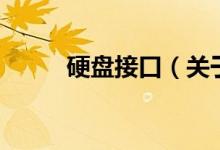 硬盘接口（关于硬盘接口的介绍）