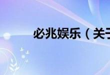 必兆娱乐（关于必兆娱乐的介绍）