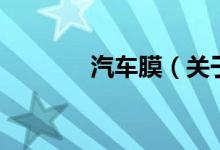 汽车膜（关于汽车膜的介绍）