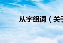 从字组词（关于从字组词的介绍）