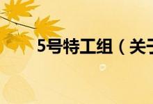 5号特工组（关于5号特工组的介绍）
