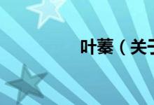 叶蓁（关于叶蓁的介绍）