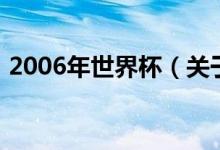 2006年世界杯（关于2006年世界杯的介绍）