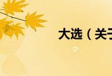大选（关于大选的介绍）