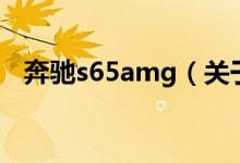 奔驰s65amg（关于奔驰s65amg的介绍）