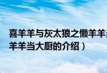 喜羊羊与灰太狼之懒羊羊当大厨（关于喜羊羊与灰太狼之懒羊羊当大厨的介绍）