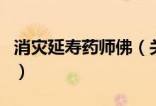 消灾延寿药师佛（关于消灾延寿药师佛的介绍）