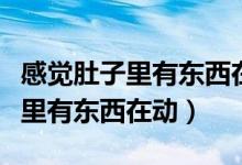 感觉肚子里有东西在动像心跳一样（感觉肚子里有东西在动）