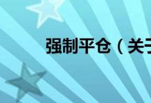 强制平仓（关于强制平仓的介绍）