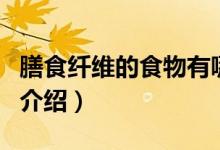 膳食纤维的食物有哪些东西（膳食纤维的食物介绍）