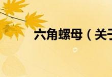 六角螺母（关于六角螺母的介绍）